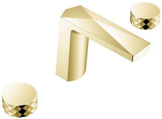 Смеситель для раковины Boheme Venturo 150-MG-DIAMOND золото матовое